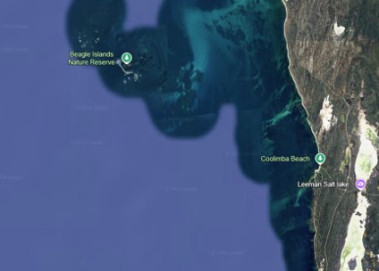 Beagle Islands map